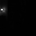 lamp in darkness