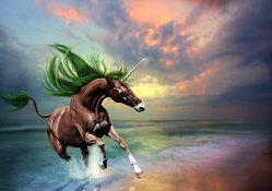 Unicorn Horse 3D Digital Art