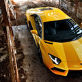 Lamborghini Aventador Yellow Shine