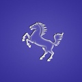 Horse Purple Background Art
