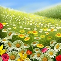 Colourful Flowers Artwork
