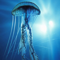 Jellyfish In Ocean
