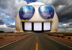 Funny Sunglasses Highway