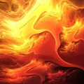 Abstract Fire Color 3d