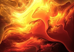 Abstract Fire Color 3d