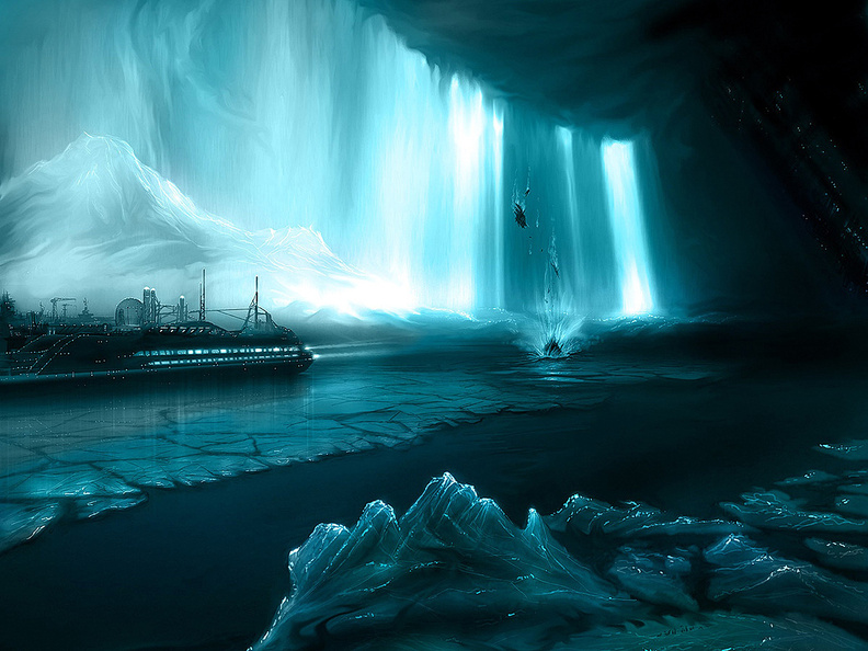 Abstract_Blue_Waterfall_With_A_Liner_Ship_In_Front.jpg