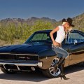 Cowgirl Victoria with her 1970 Charger