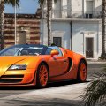 orange bugattii veyron vitesse