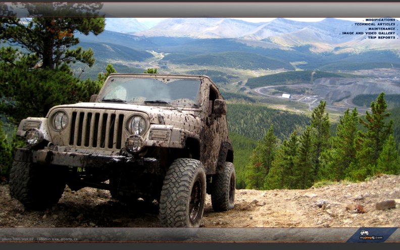JEEP WRANGLER DIRTY OFFROAD DRIVING