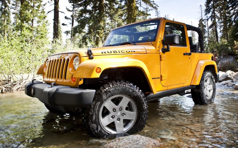 JEEP WRANGLER RUBICON IN THE FOREST