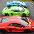 Three Lamborghini's