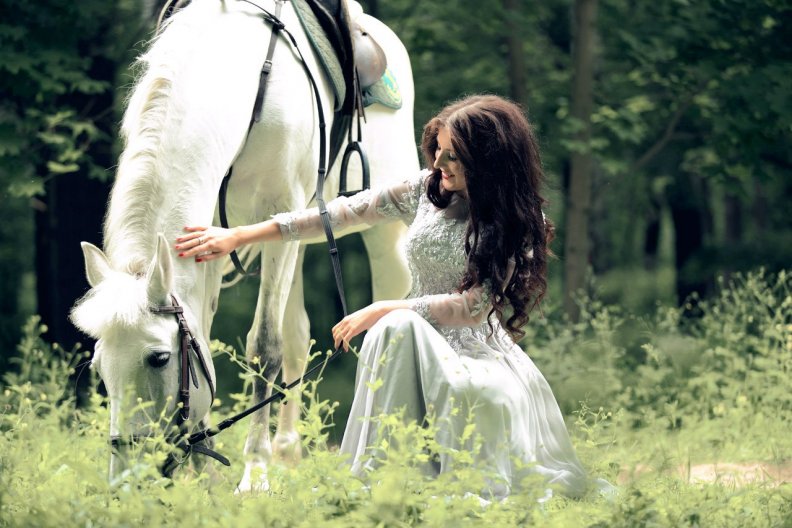 Beauty with Horse
