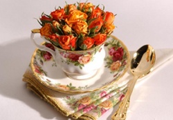 rose teacup