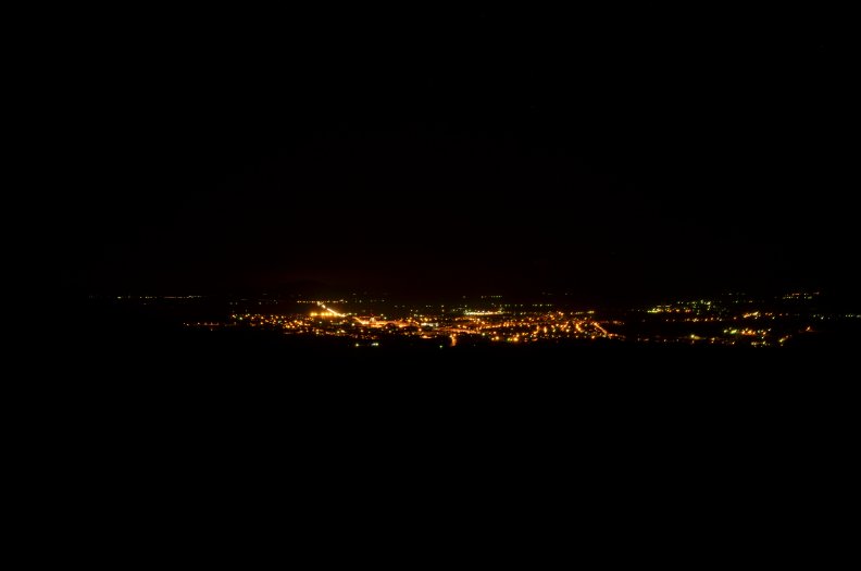 Fagarash City at night