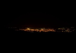 Fagarash City at night