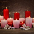 Red and Pink Candles