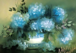 Painting_beautiful flowers_