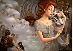 Lady with the Tiger
