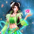 Fantasy Lotus Girl
