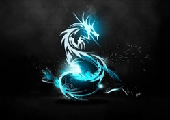 Blue Dragon Art