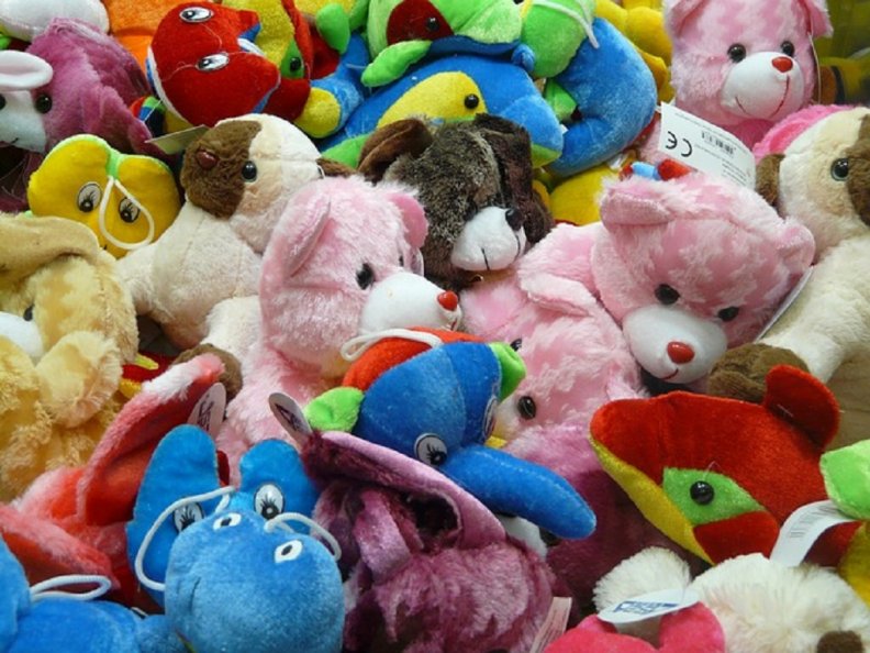 COLOURFUL TEDDIES AND TOYS
