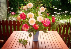 Bouquet of garden flowers
