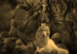 Elf And Wolf