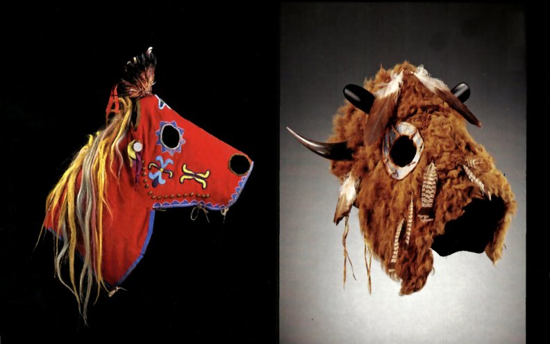 Native American Horse Masks 1