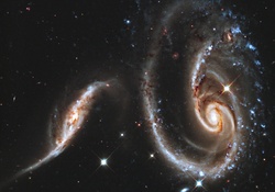 colliding galaxys