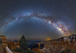 sky over Bryce Canyon