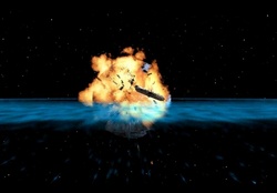 Death Star explodes