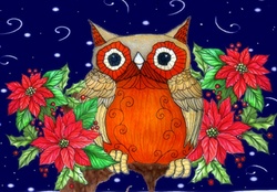 ..Happy Holidays with Owl..