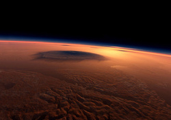 OLYMPUS MONS ON MARS _ THE LARGEST VOLCANO