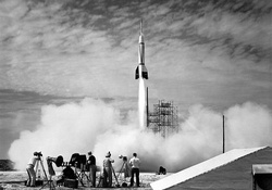 The First Rocket Launch from Cape Canaveral  