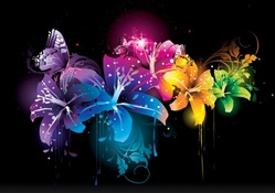Butterfly Floral Fantasy