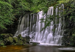 Waterfall near Grassington, Yorkshire, England