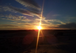 Faboulus desert sunset