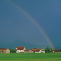 Rainbow over Village