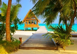 Tropical hut