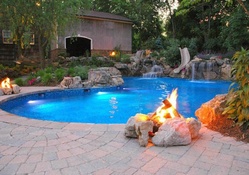 home garden pool
