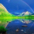 Rainbow reflections