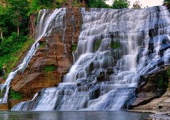 Ithaca Waterfall, New York ~ HDR