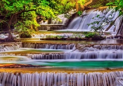 cascading waterfall