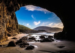 Beach Cave, Auckland, New Zealand