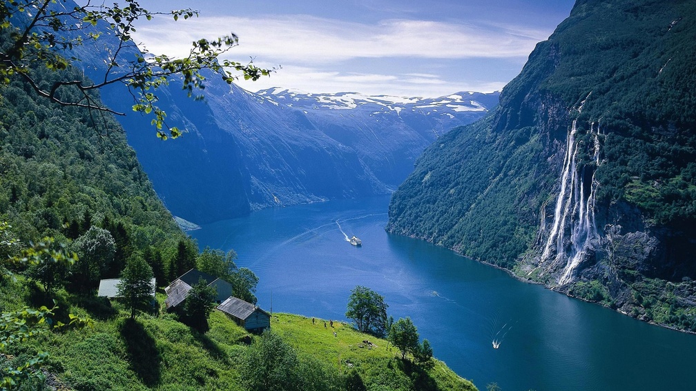 spectacular view of a norwegian fjord
