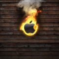 Burning apple