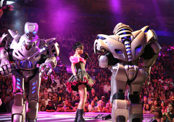 titan on stage with rihanna