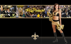 New Orleans Saints cheerleader