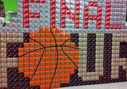 NCAA Final Four Coke Display
