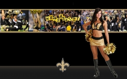 New Orleans Saints cheerleader